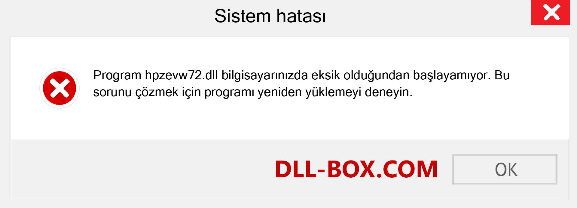 hpzevw72.dll dosyası eksik mi? Windows 7, 8, 10 için İndirin - Windows'ta hpzevw72 dll Eksik Hatasını Düzeltin, fotoğraflar, resimler